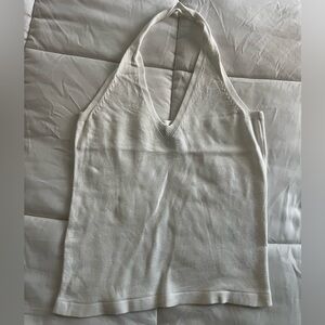 Banana Republic Ivory halter sweater